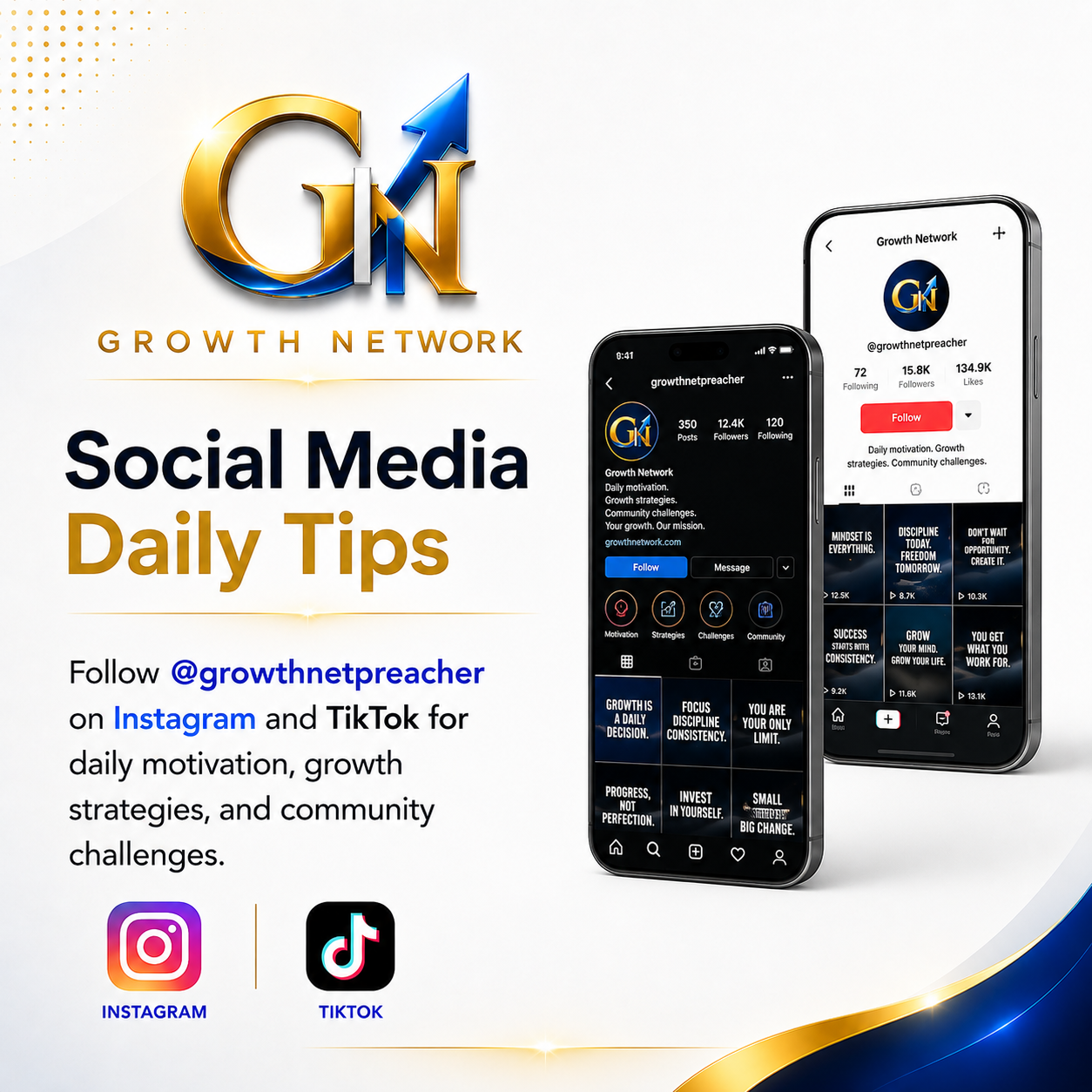 Social Media Daily Tips — Growth Network